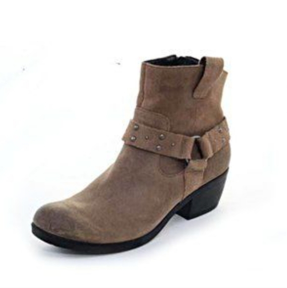 Korks By Kork-Ease Women Ankle Distressed Suede Western Boho Heels shoes - Picture 1 of 12